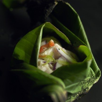 Grilled Paiche Ceviche - Aqua Expeditions