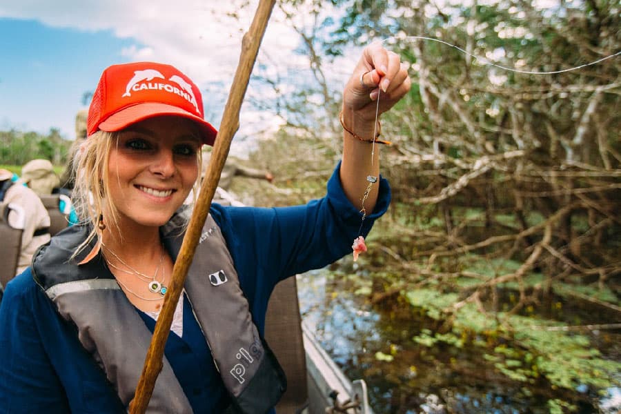 Piranha fishing - Aqua Expeditions